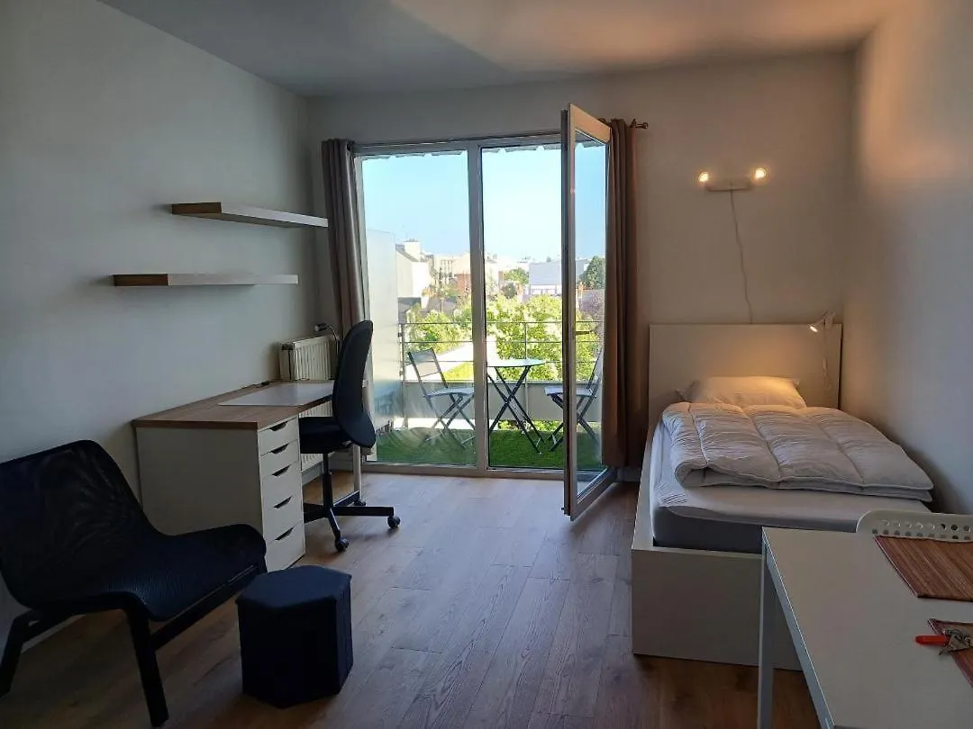 רן Studio Meuble 1 Personne - Centre-Ville Mail Francois Mitterrand צרפת